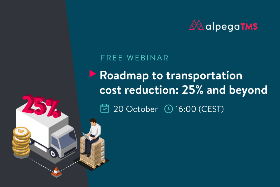 Free webinar: Roadmap to transportation cost reduction: 25% and beyond