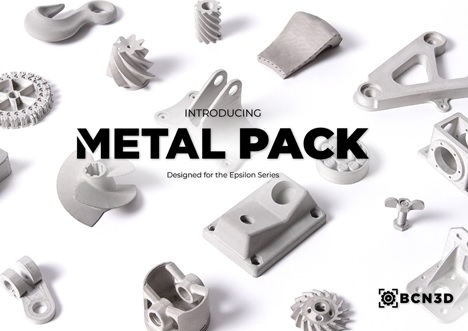 BCN3D releases the new Metal Pack to pave the way for stainless steel 3D printing