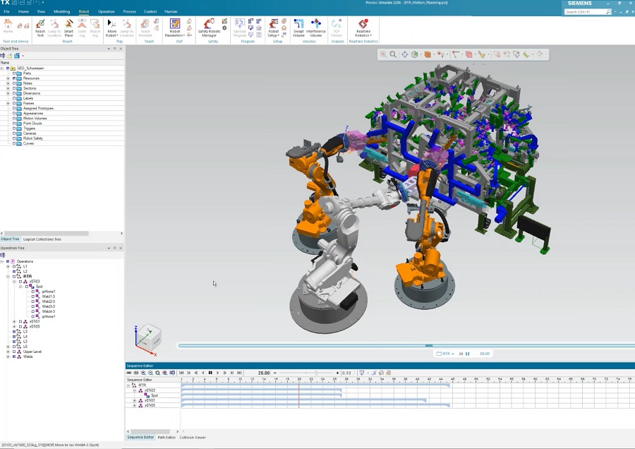 Realtime Robotics Integrates Robot Motion Planning & Control Software With Siemens Process Simulate