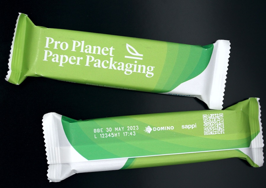 Domino & Sappi Collaborate to Realise Sustainable Laser Coding of Barrier Papers for Flexible Food Packaging