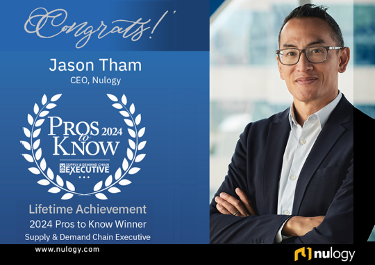 Nulogy’s Jason Tham Wins 2024 Pros to Know Lifetime Achievement Award
