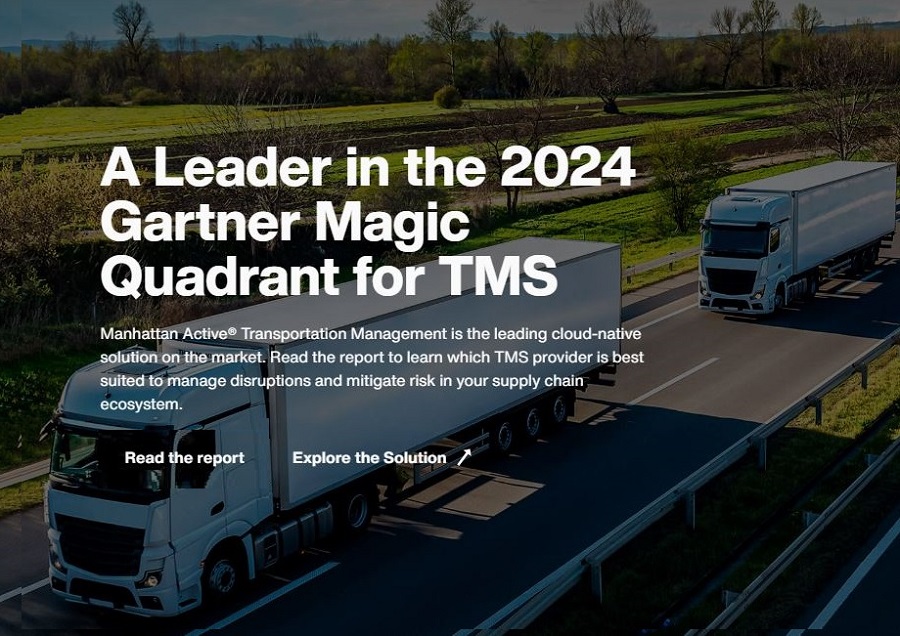 Manhattan Associates Named a Leader in 2024 Gartner® Magic Quadrant™ for TMS Systems for a Sixth Consecutive Year