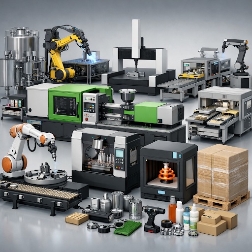 Manufacturing product visualization workflow showing CAD model converted into 3D product rendering for ecommerce and catalog images