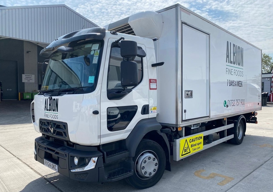 Albion Fine Foods boosts cold chain visibility & cuts claims costs with connected fleet management